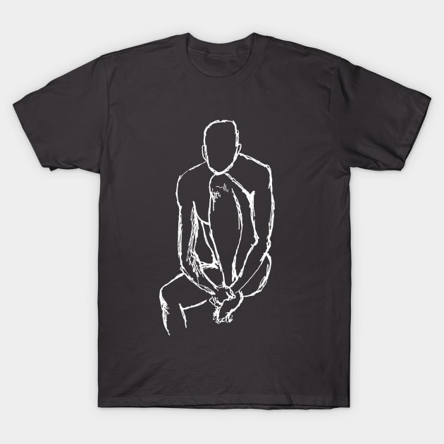 Thinker T-Shirt by Pheazent